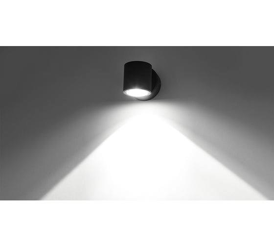Светильник настенный LS-LIGHTING soul 4w cree 302lm 36 3000k ip54 220v цвет антрацит 1068.02