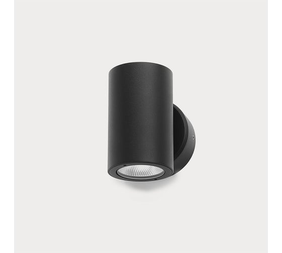 Светильник настенный LS-LIGHTING soul m 2x4w cree 575lm 44 3000k ip54 220v цвет антрацит 1108.02