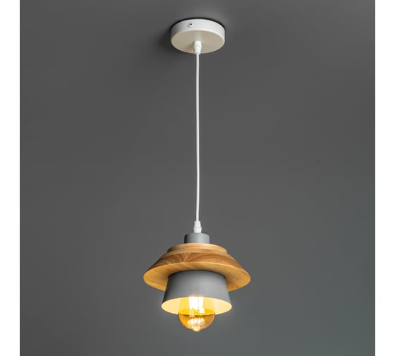 Люстра подвесная RITTER ALBERO 200x900 3м 1хЕ27 металл дерево 52449 6