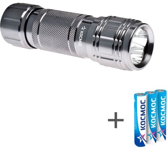 Светодиодный фонарь КОСМОС M3703-D-LED 3x1Вт LED 3хAAA металл KOC-M3703-D-LED 1