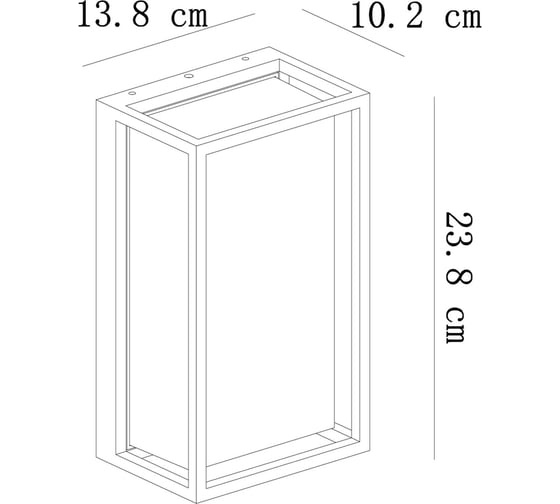 Уличный настенный светильник ARTE LAMP marfik A2322AL-1BK