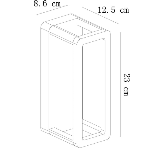 Фасадный светильник ARTE LAMP hassaleh A3374AL-1BR