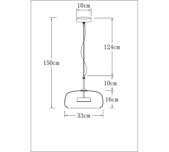 Подвесной светильник ARTE LAMP padova A2404SP-33AM