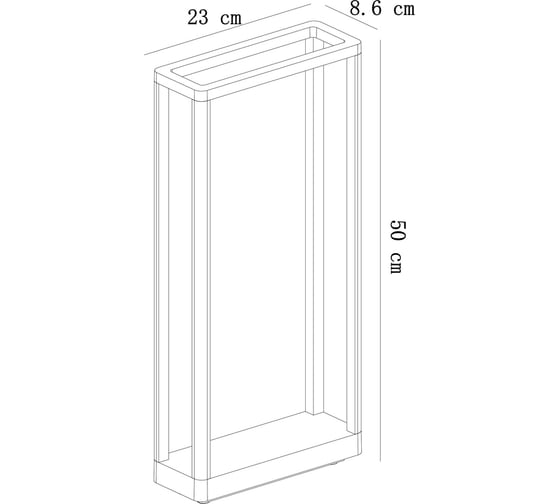 Ландшафтный светильник ARTE LAMP hassaleh A3374PA-1BK