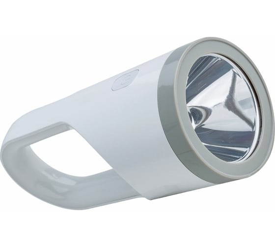 Аккумуляторный фонарь Космос 5W LED + 19W LED, 3.7V 1800mah, usb шнур KOSAccu9105W_pearl