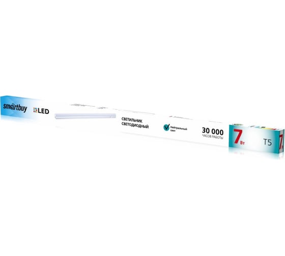 Светодиодный LED светильник Smartbuy T5 7W матовый L600 mm SBL-T5-7W-5K