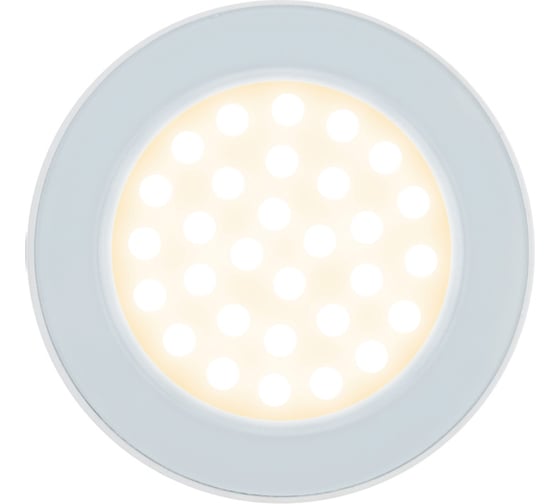 Накладной светодиодный светильник Uniel ULE-R03-3W/WW IP41, WHITE 8287 1