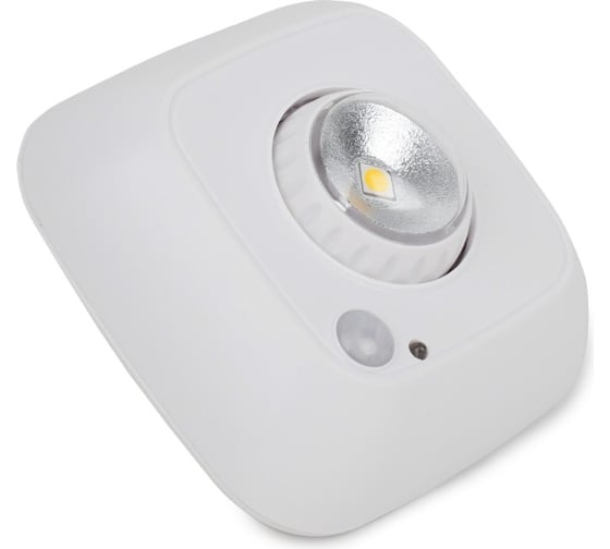 Фонарь-пушлайт СТАРТ ctapt pl-1led-sr c1 white белый на липучке 357