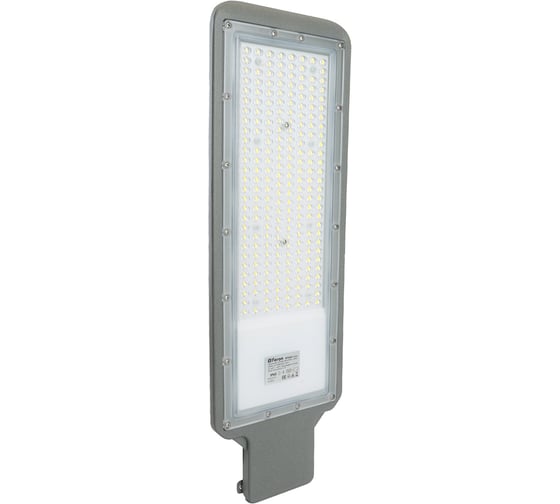 Светодиодный уличный консольный светильник FERON sp3023 120w 5000k 230v, серый, 48966