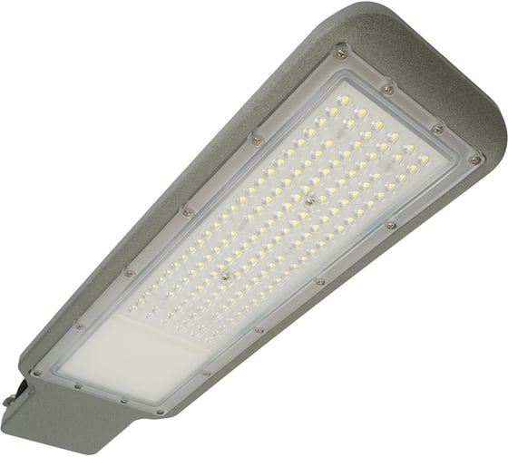 Светодиодный уличный консольный светильник FERON sp3022 100w 5000k 230v, серый, 48965