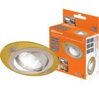 Встраиваемый светильник TDM ELECTRIC поворотный СВ 02-05 MR16 50Вт G5.3 золото/никель SQ0359-0014