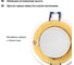 Встраиваемый светильник TDM ELECTRIC СВ 05-02 MR16 50Вт G5.3 золото SQ0359-0019 4