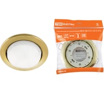 Встраиваемый светильник TDM ELECTRIC СВ 01-06, GX53, 220В, 50Гц, золото SQ0359-0059
