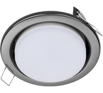 Светильник потолочный встраиваемый чёрный хром, GX53 230 В 50 Гц TDM ELECTRIC SQ0359-0061