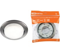 Светильник потолочный встраиваемый чёрный хром, GX53 230 В 50 Гц TDM ELECTRIC SQ0359-0061