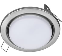 Светильник потолочный встраиваемый сатин никель, GX53 230 В 50 Гц TDM ELECTRIC SQ0359-0060