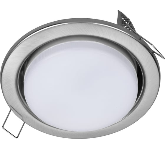 Светильник потолочный встраиваемый сатин никель, GX53 230 В 50 Гц TDM ELECTRIC SQ0359-0060