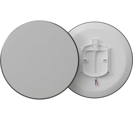 Светодиодный накладной светильник Apeyron, SPA, 20Вт, 1600лм, 4000К, IP54, ø250x30мм, круг, серебро 18-143