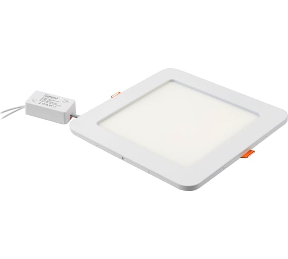 Светодиодный встраиваемый светильник General Lighting Systems квадрат 18W 223*223 413500 1