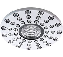 Встраиваемый потолочный светильник FERON DL102R, MR16, MAX50W, 12V, G5.3, прозрачный, белый 28486