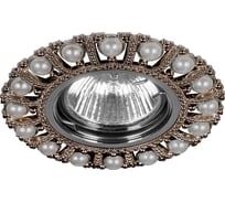 Потолочный светильник FERON MR16 Max35W 220V G5.3, медь, хром, CD2052 28627