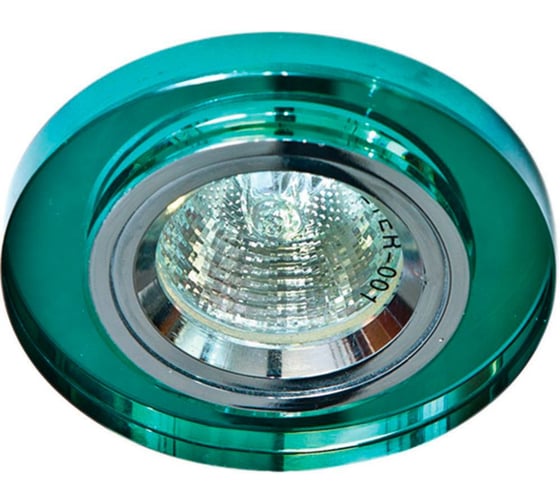 Потолочный светильник FERON MR16 G5.3 зеленый, серебро, 8060-2 19715 1