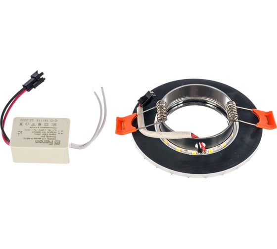Потолочный встраиваемый светильник FERON 15LEDx2835 SMD 4000K MR16 50W G5.3 матовый, белый хром CD992 32980