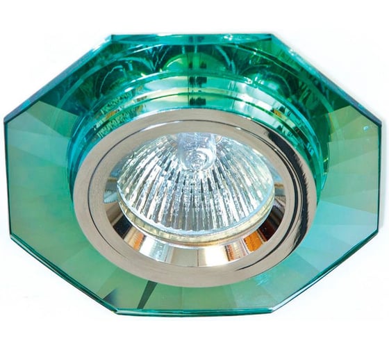 Потолочный светильник FERON MR16 G5.3 зеленый, серебро, 8120-2 19728