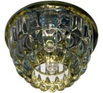 Встраиваемый потолочный светильник FERON JCD9, 35W, G9, желтый, хром, JD68 18958