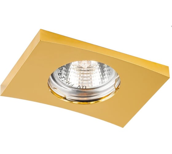 Встраиваемый потолочный светильник FERON MR16, MAX50W, 12V, G5.3, золото, DL5A 28367