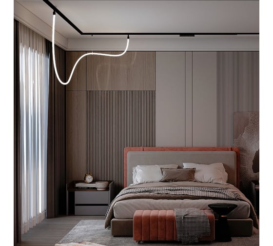 Магнитный трековый светильник ARTE LAMP LOOP A4911PL-1BK