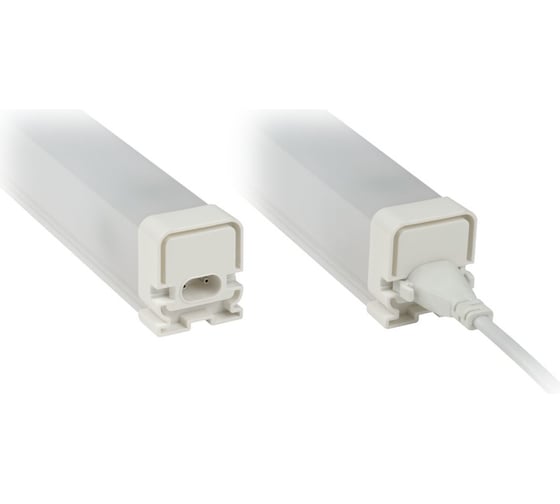 Светодиодный накладной светильник Uniel ULO-BL120-18W/NW/K IP54 WHITE с коннектором. UL-00001618