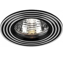Встраиваемый потолочный светильник FERON MR16 G5.3 серебро/черный, CD2300 18626