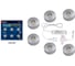 Комплект Uniel ULM-R04-1W*6/NW IP33 SILVER из 6 светодиодных светильников 8933 2