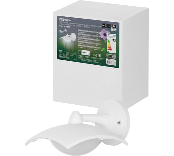 Светильник садово-парковый TDM ELECTRIC LED "СИТИ" ДБУ 07-08-004 У1 8 Вт 230 В 6500 К настенный белый SQ0330-1332