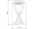 Светильник уличный LED TDM ELECTRIC "СИТИ" 8 Вт 230 В 6500 К напольный белый SQ0330-1329 3