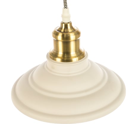 Подвесной светильник Camelion PL-600 Loft C69 белый+старинная медь 13418