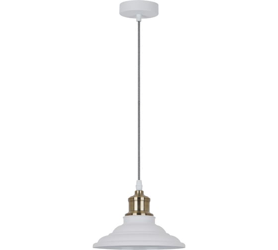 Подвесной светильник Camelion PL-600 Loft C69 белый+старинная медь 13418