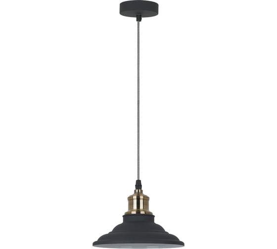 Подвесной светильник Camelion PL-600 Loft C67 черный+старинная медь 13414 1
