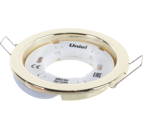 Ультратонкий встраиваемый светильник Uniel GX53/H2 GOLD 10 PROM UL-00005053
