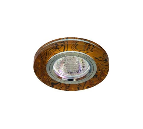 Потолочный светильник FERON MR16 G5.3 коричневый, черный, серебро, 8044-2 28299 1