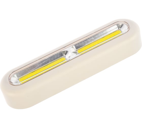 Светодиодный светильник-кнопка FERON 1LED, 3W, 3хAAA, 150х40х25мм, белый, FN1210 23381