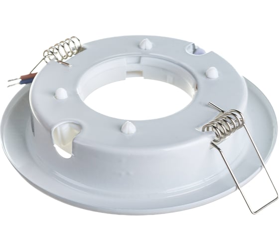 Металлический встраиваемый светильник Ultraflash белый GX-53-01 14055