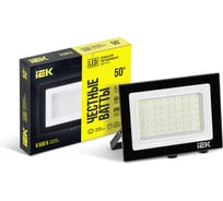Светодиодный прожектор IEK СДО 06-50 черный IP65 6500 K LPDO601-50-65-K02