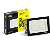 Светодиодный прожектор IEK СДО 06-50 черный IP65 6500 K LPDO601-50-65-K02