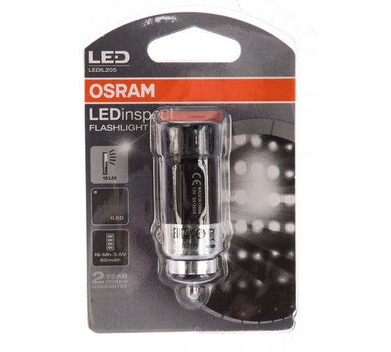 Фонарь Osram Ledinspect Flashlight 15 IL205 black LEDIL205