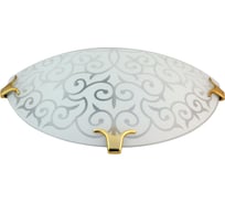 Светильник Элетех Восточный стиль 300/2 НББ 21-60 М19 матовый белый/клипсы золото ИУ 1005205124