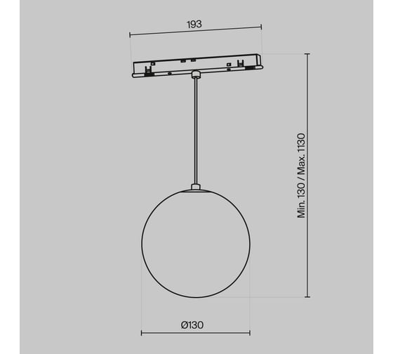 Трековый подвесной светильник MAYTONI luna exility 3000-4000k 5вт 360 dim dali TR039-4-5WTW-DD-B