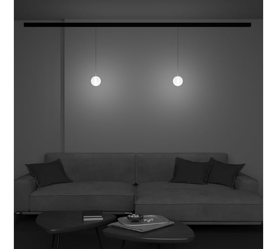 Трековый подвесной светильник MAYTONI luna exility 3000-4000k 5вт 360 dim dali TR039-4-5WTW-DD-B