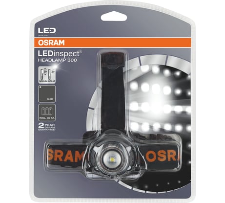 Головной фонарь Osram Ledinspect black 3хАА 6500K LEDIL209